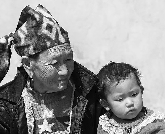 In a mountain village