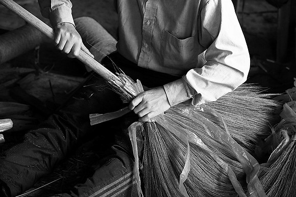 Traditional broom production - Vietnam