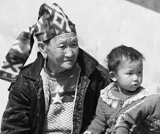 In a mountain village