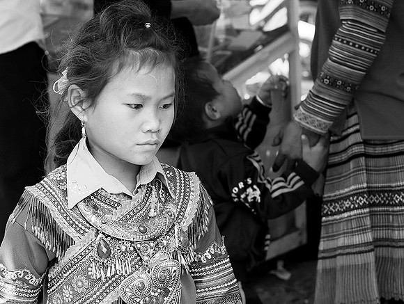Near Sapa - Cancau's ethnic outdoor market