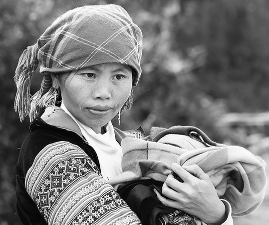In a mountain village