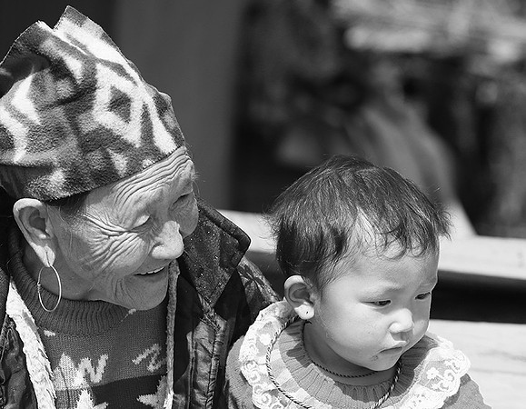 In a mountain village