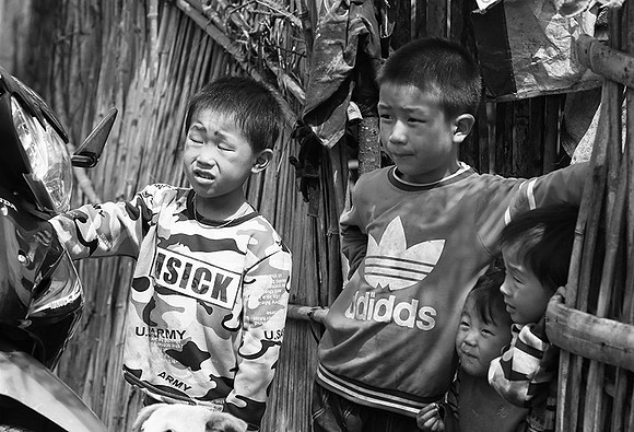 In a Hmong village