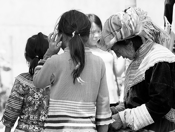 Near Sapa - Cancau's ethnic outdoor market