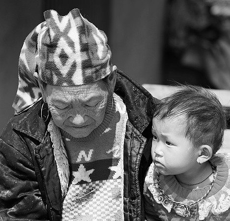 In a mountain village