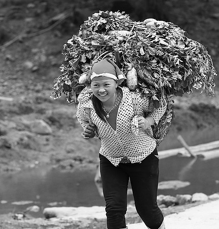 In a Zao ethnic village (north Vietnam)