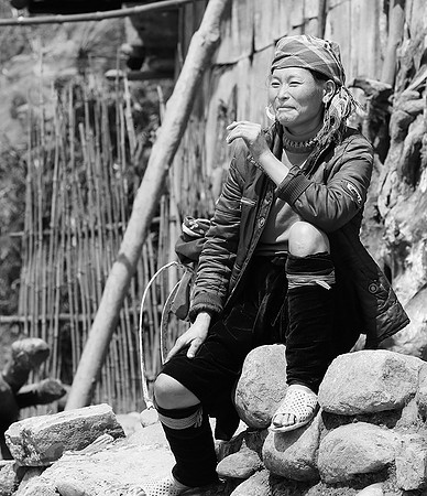 In a Hmong village
