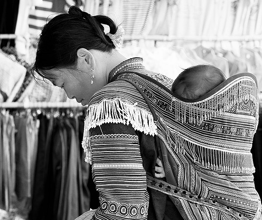 Near Sapa - Cancau's ethnic outdoor market