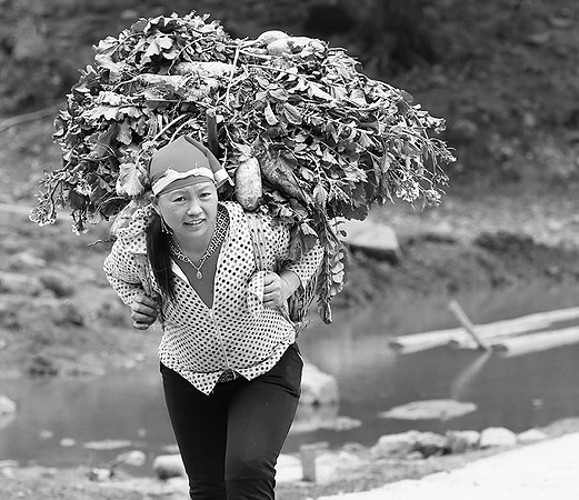 In a Zao ethnic village (north Vietnam)
