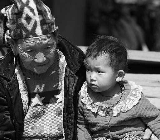 In a mountain village