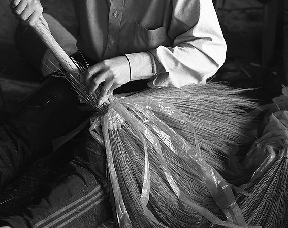 Traditional broom production - Vietnam