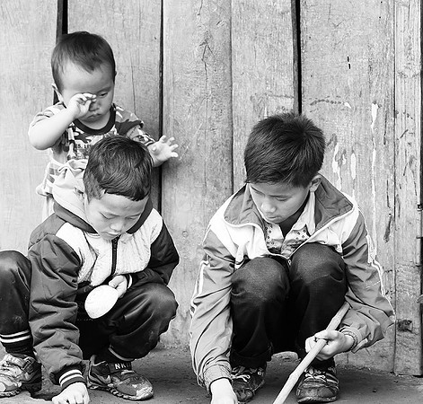 In a mountain village