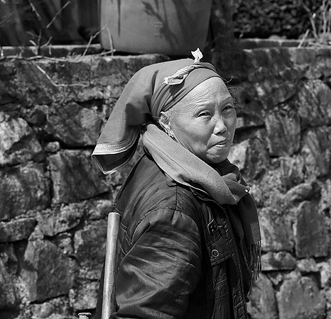 In a Zao ethnic village (north Vietnam)