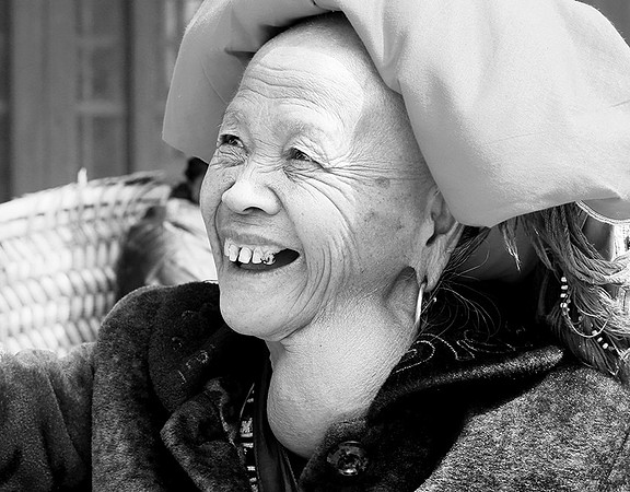 In a Zao ethnic village (north Vietnam)