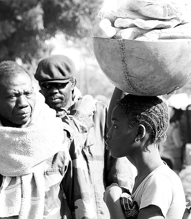 At a bush market