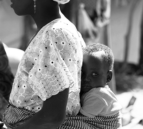 At a bush market