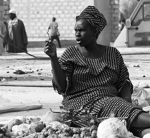 At a bush market