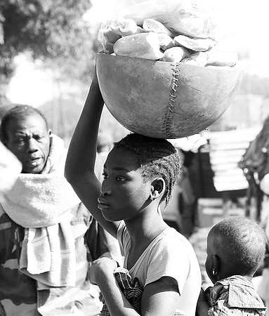 At a bush market