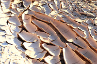 Dry mud in the river bed - Namibia
