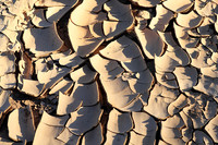 Dry mud in the river bed - Namibia