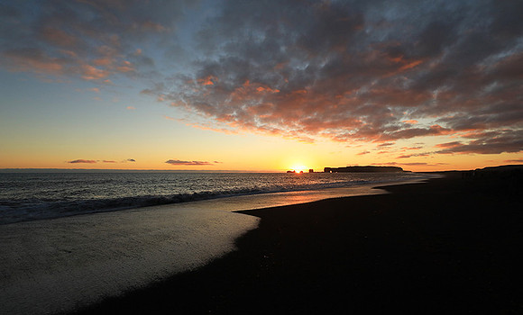 Sunset at Reynisfjara