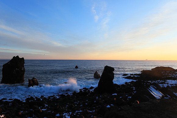 Sunset near Keflavik