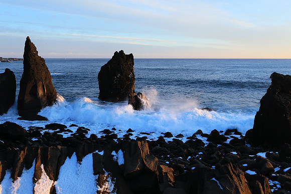 Sunset near Keflavik