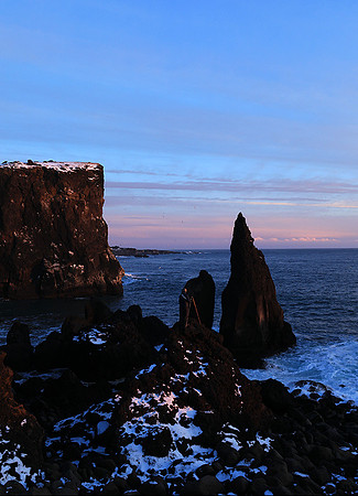 Sunset near Keflavik