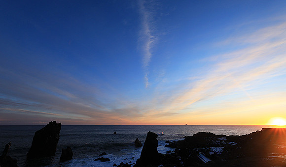 Sunset near Keflavik