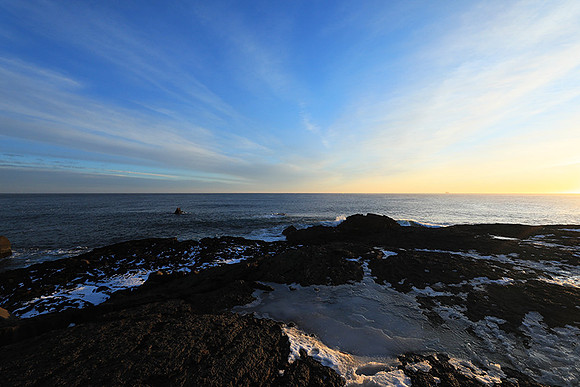 Sunset near Keflavik
