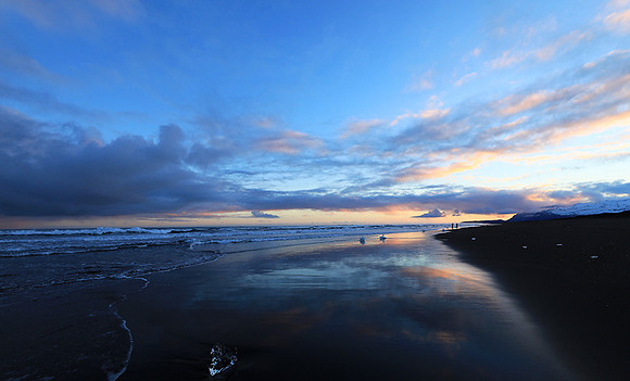Sunset -Jokulsarlon glacial_lagoon