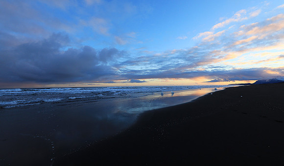 Sunset - Jokulsarlon glacial lagoon