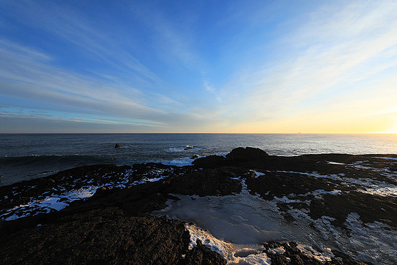 Sunset near Keflavik