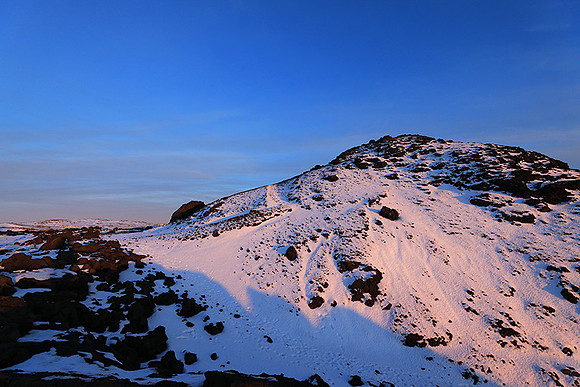 Sunset near Keflavik
