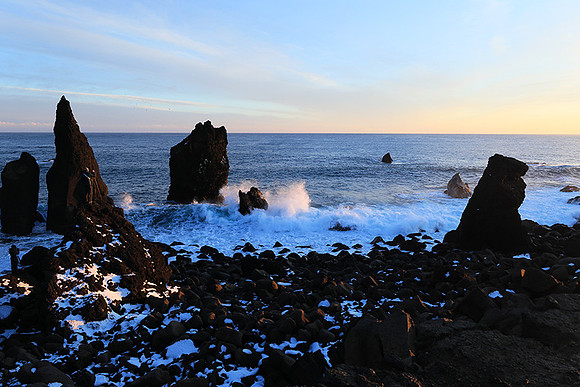 Sunset near Keflavik