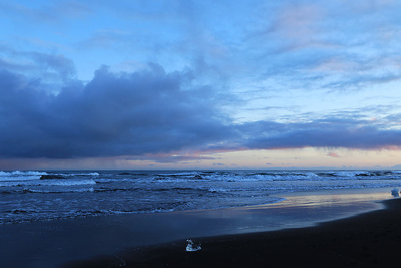 Sunset - Jokulsarlon glacial lagoon