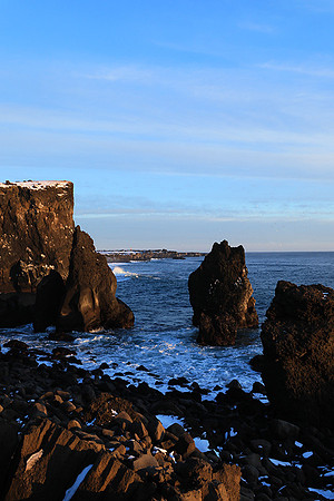 Sunset near Keflavik