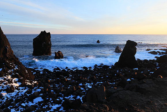 Sunset near Keflavik