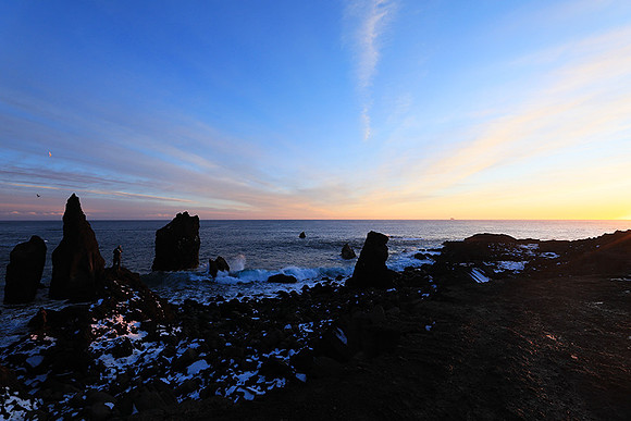 Sunset near Keflavik
