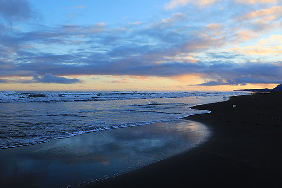 Sunset - Jokulsarlon glacial lagoon