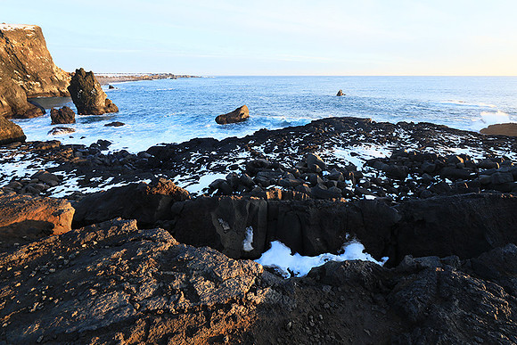 Sunset near Keflavik