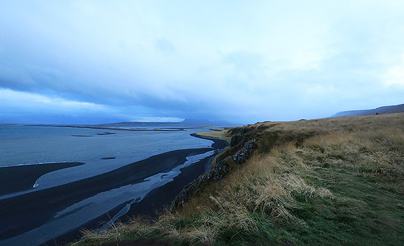Sunset near Hvitserkur seastack