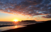 Sunset at Reynisfjara