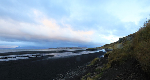 Sunset near Hvitserkur seastack