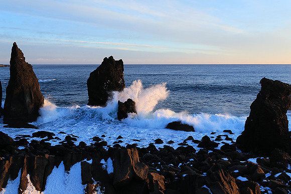 Sunset near Keflavik