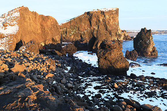 Sunset near Keflavik