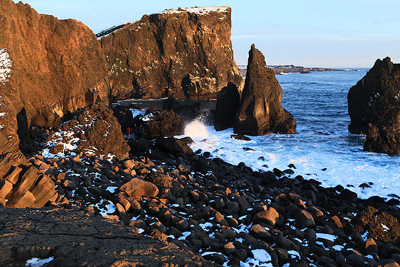 Sunset near Keflavik