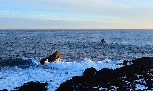 Sunset near Keflavik