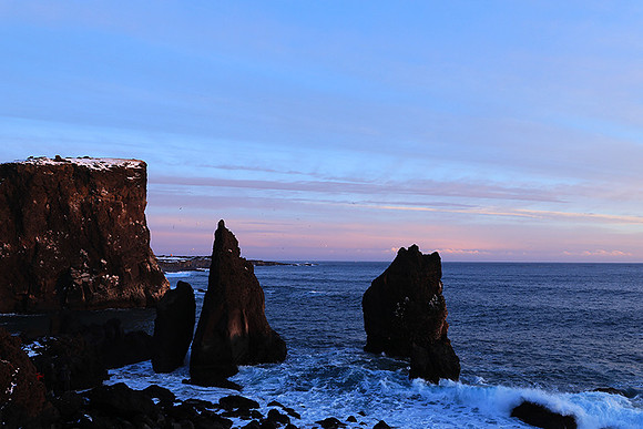Sunset near Keflavik