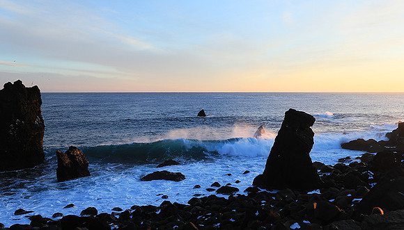 Sunset near Keflavik